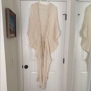 Jens pirate booty Cream Long Kimono